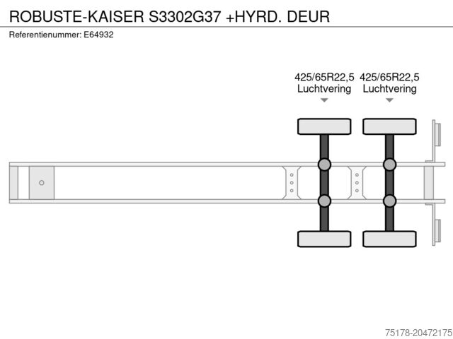 Tipper ROBUSTE-KAISER S3302G37 +HYRD. DEUR