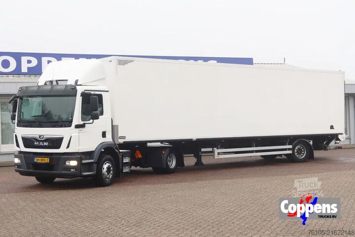 Estándar-SZM MAN TGM 15.290 Trekker + Heiwo city trailer geisole...