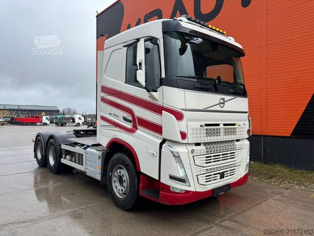 Chassis cabine Volvo FH 460 6x4 CNG / HYDRAULICS / RETARDER / TANDEM...