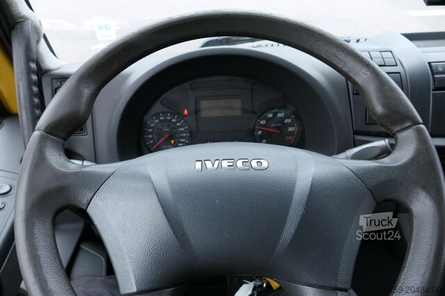 Vrachtwagen met bakwagen iveco EuroCargo ML 75 E 16 P LBW LUFT AUTOMATIK COC EURO-6