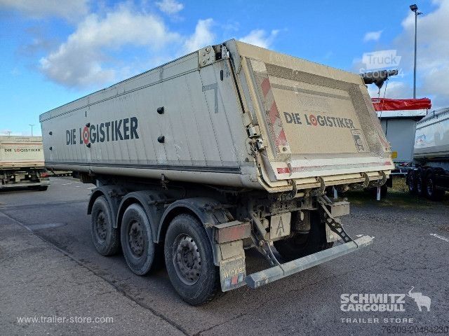 Savivartis puspriekabė Schmitz Cargobull Kipper Alukastenmulde 24m³