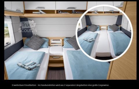 Caravane Knaus Südwind 540 UE Black Selection 1.800kg*ATC*Duschausbau