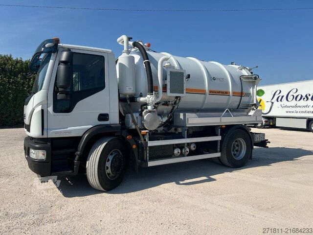 Kanca kasalı yük kamyonu (roll-off) IVECO IVECO EUROCARGO 180E28 CON CISTERNA SPURGO