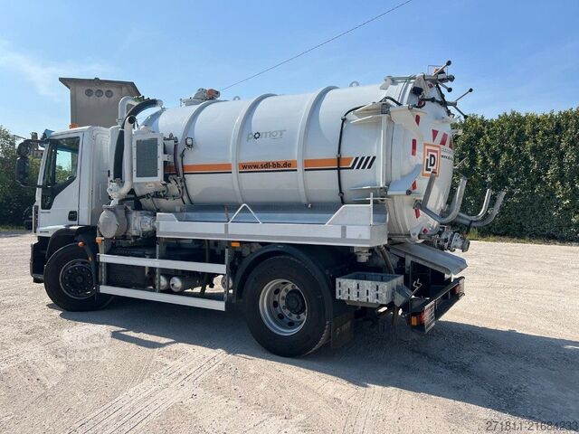 Kanca kasalı yük kamyonu (roll-off) IVECO IVECO EUROCARGO 180E28 CON CISTERNA SPURGO