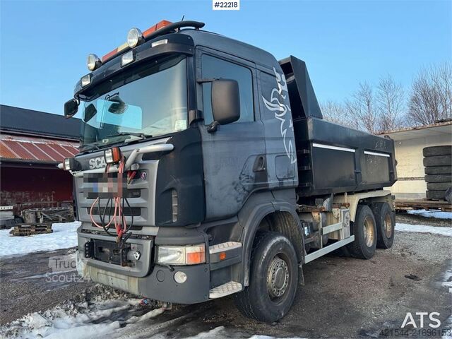 Tipper Scania R560 6x4 snow-prepared tipper truck