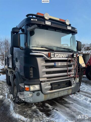 Tipper Scania R560 6x4 snow-prepared tipper truck