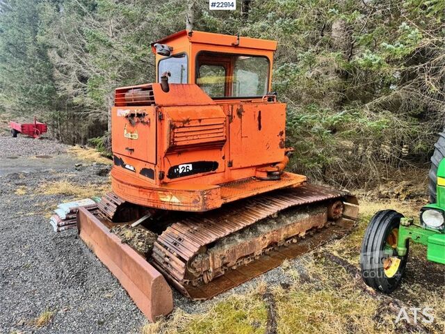 Raupenbagger Schaeff HR26 crawler excavator with 2 buckets.