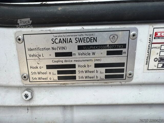 Standard-SZM Scania R124-420 **BELGIAN TRUCK-MANUAL GEARBOX**