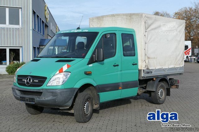 Pick-up furgonas MERCEDES-BENZ 313 CDI DOKA Sprinter 4x4, Allrad, AHK, 6 Sitze