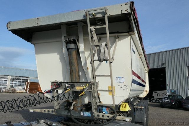 Savivartis puspriekabė SCHMITZ CARGOBULL SKI 24 SL 7.2, Stahl, 26m³, Cramaro, Alu-Felgen