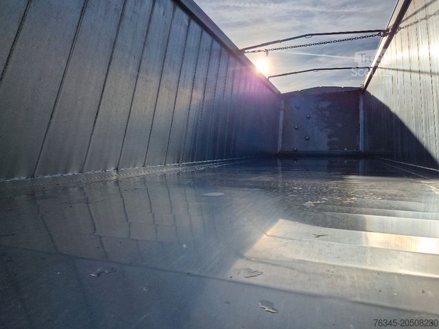 Tipper semitrailer WIELTON Alu-Kastenmulde 51m³ BULK Master Kombitür