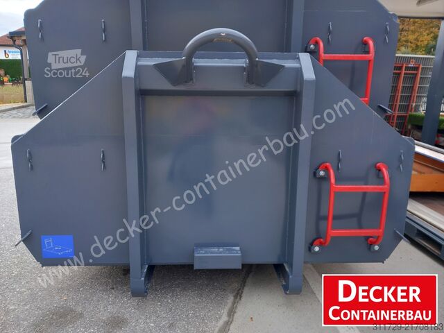 Hákový kontajner Decker Containerbau Abrollcontainer, Bayernbox, Pendelklapp