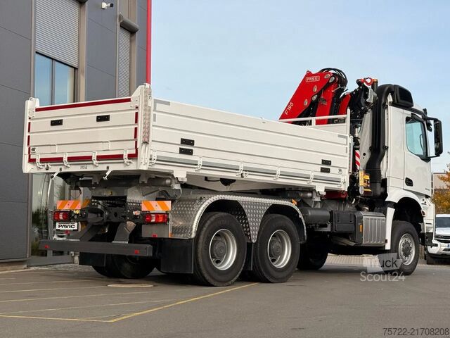 3-Seiten-Kipper Mercedes-Benz Arocs 3348 AK 6x6 Krankipper mit Fassi F195A2.24