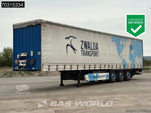 Bīdāmie tentiņi Krone SD Ladebordwand TUV 11/26 Palletkasten LBW