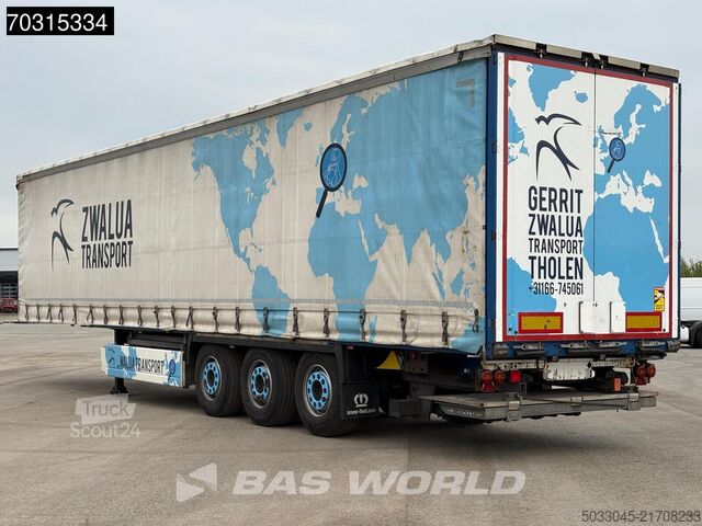 Bīdāmie tentiņi Krone SD Ladebordwand TUV 11/26 Palletkasten LBW