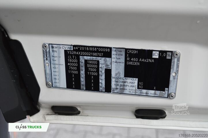 Unidade de tração standard SCANIA R460 CR20H Adaptice Cruise Control