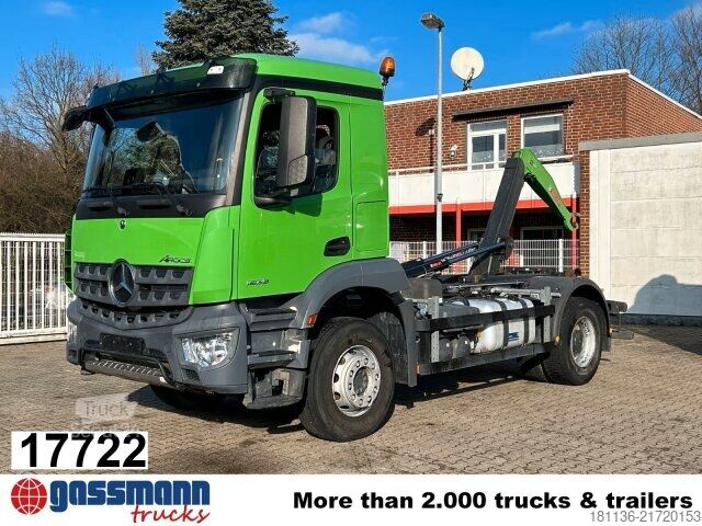 Abrollkipper Mercedes-Benz Arocs 1835/4x2, Hiab Abrollanlage XR 10 S 4150 bis