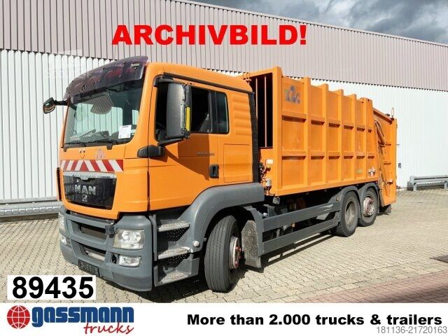Atkritumu vedējs MAN TGS 26.400 6x2-4 LL, Lenk-/Liftachse, Zöller