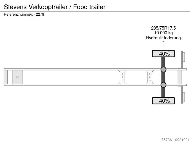 Other Stevens Verkooptrailer / Food trailer