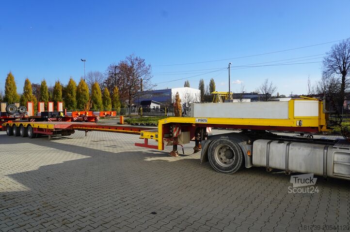 Alacsony rakodó félpótkocsi Stokota S4T.H4-01 / 36 m max length/Remote contr
