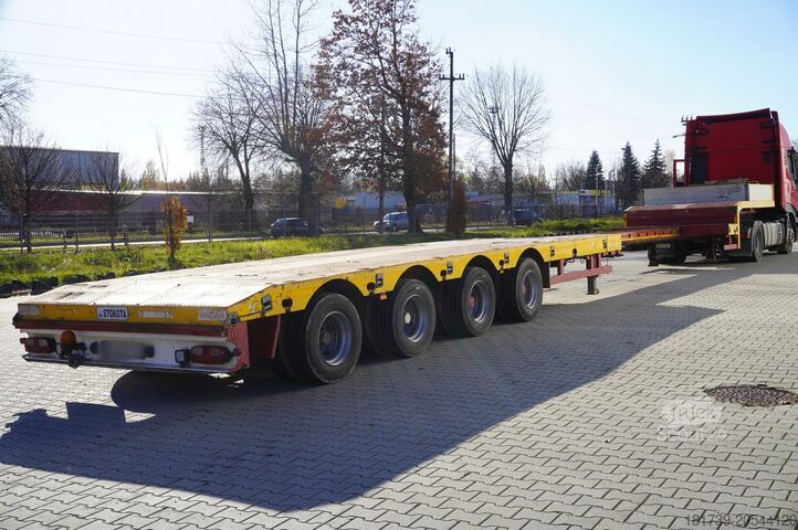 Semiremorcă cu încărcătură joasă Stokota S4T.H4-01 / 36 m max length/Remote contr