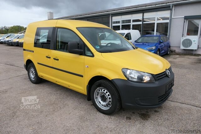 Kassevogn VW Caddy 2.0 TDI EURO-5 PARKTRONIK 6-GANG 2xSCHIEBETÜR CoC