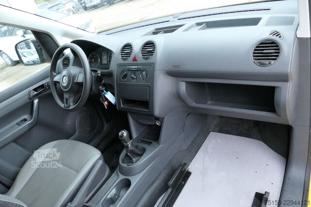 Kassevogn VW Caddy 2.0 TDI EURO-5 PARKTRONIK 6-GANG 2xSCHIEBETÜR CoC