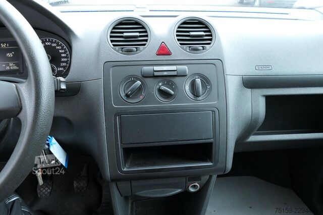 Kassevogn VW Caddy 2.0 TDI EURO-5 PARKTRONIK 6-GANG 2xSCHIEBETÜR CoC