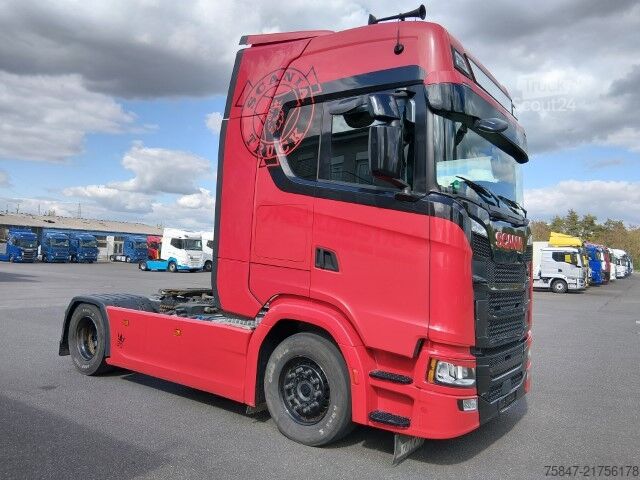 Cap tractor standard SCANIA S 500 A/NB Kipphydraulik Leder Vollluft
