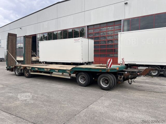 Reboque com plataforma rebaixada Humbaur HTD 409525-4A  4 Achs Tiefladeranhänger