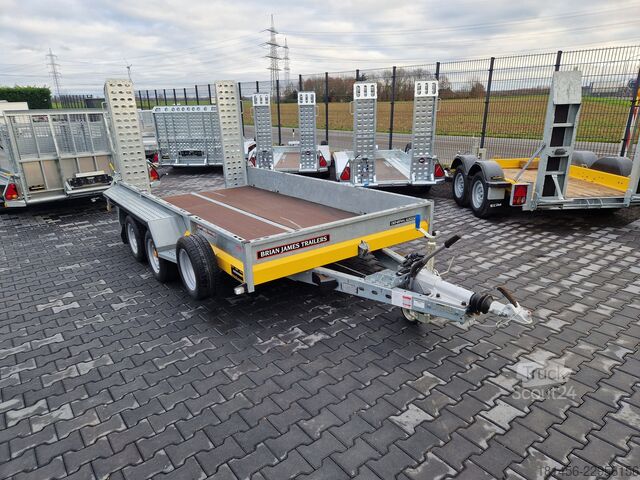 Reboque para equipamentos pesados Brian James Trailers General Plant Rampe 3500kg 360x185x25cm