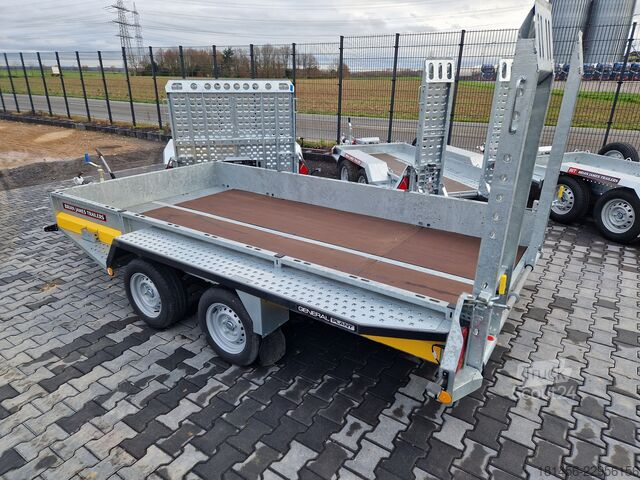 Reboque para equipamentos pesados Brian James Trailers General Plant Rampe 3500kg 360x185x25cm