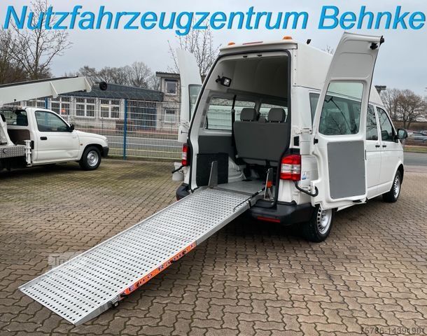 ▷ VW T5 L2H2 Kombi/8 Sitze/ AC/ AMF Rollstuhlrampe gebraucht
