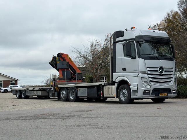Camion-grue Mercedes-Benz Actros 2640 PALFINGER 34TM CRANE/GRUE!!RADIO RE...