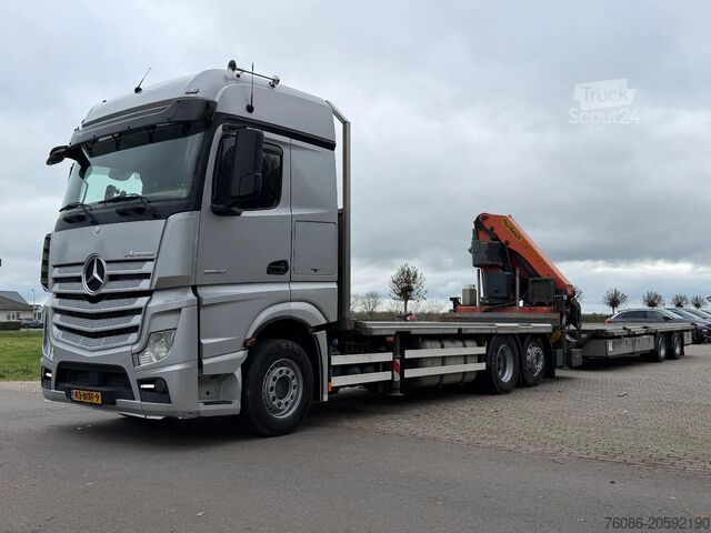 Camion-grue Mercedes-Benz Actros 2640 PALFINGER 34TM CRANE/GRUE!!RADIO RE...