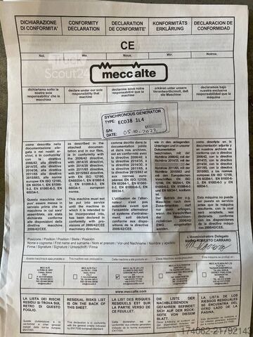Aggregaat  MeccAlte ECO38 - 300 kVA Alternator - DPX-25115