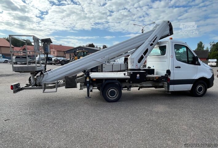 Kuorma-autoon asennettu työskentelyalusta Ruthmann Mercedes 314 CDI Steiger TB290 TB290.1