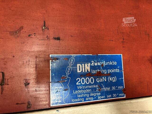 Caisse mobile avec fourgon Krone 7,45m Wechselkoffer mit Türen