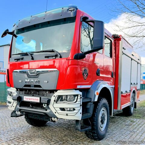Ugunsdzēsēju autocisterna ar pilnpiedziņu (TLF) MAN TGM 18.320 TLF 4000 Allrad 5000 l Wasser