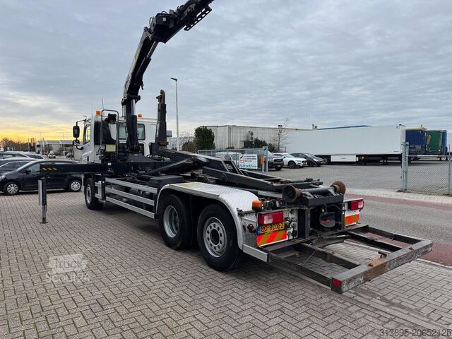 Containertransport (haakarmsysteem) DAF CF410 6x2 HMF 2120-K3, Hyvalift 20.60 S