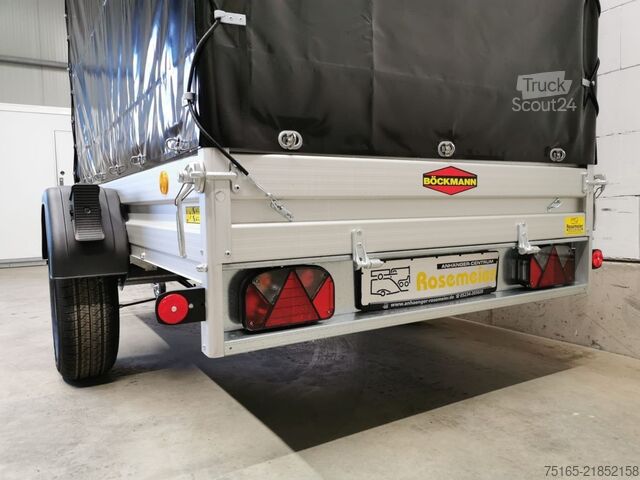 Kasseanhænger Böckmann TL-AL 2513/135 Eco XXL Plane Kastenanhänger gebr