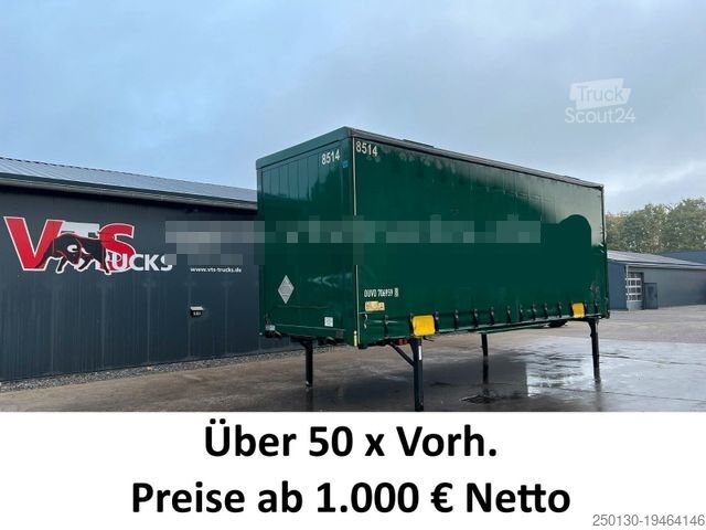 Değiştirme kasalı treyler KRONE 50 x Jumbo-Wechselbrücke Edscha Festdach Lager