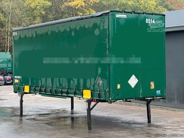 Değiştirme kasalı treyler KRONE 50 x Jumbo-Wechselbrücke Edscha Festdach Lager