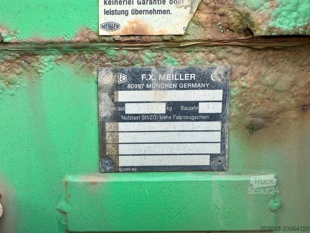 Camion ribaltabile trilaterale MAN TGS 26.400 6x6 MEILLER Kipper Schmitz EURO 5