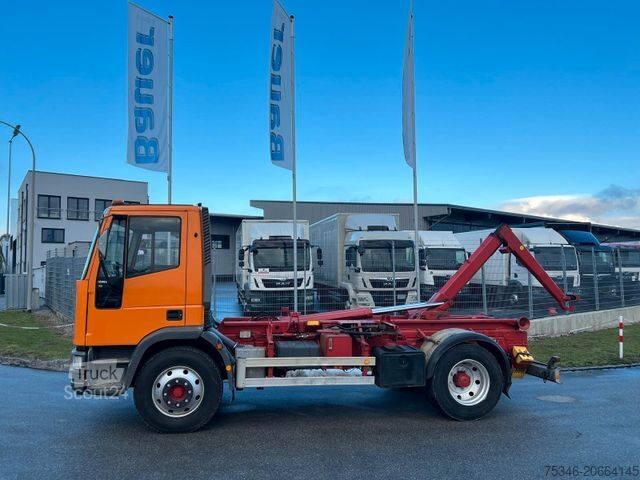 Jeřáb na nákladním automobilu IVECO ML 120E18 Abrollkipper/Kran-Mulde/Funk/Seilwinde