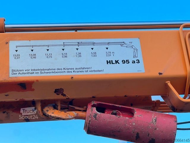 Jeřáb na nákladním automobilu IVECO ML 120E18 Abrollkipper/Kran-Mulde/Funk/Seilwinde