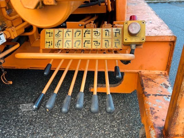 Kroklastbil IVECO ML 120E18 Abrollkipper/Kran-Mulde/Funk/Seilwinde