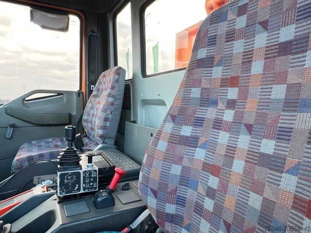 Kroklastbil IVECO ML 120E18 Abrollkipper/Kran-Mulde/Funk/Seilwinde