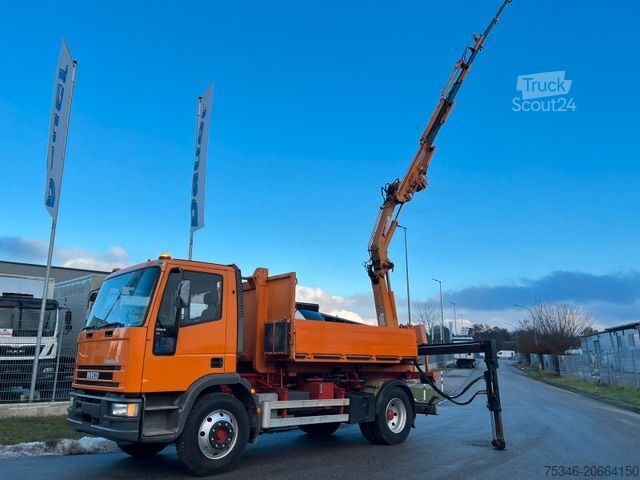 Speciální nákladní automobil IVECO ML 120E18 Abrollkipper/Kran-Mulde/Funk/Seilwinde