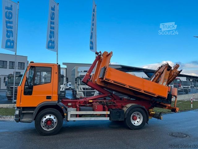 Speciální nákladní automobil IVECO ML 120E18 Abrollkipper/Kran-Mulde/Funk/Seilwinde
